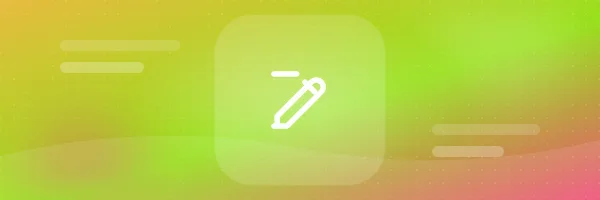 Illustration of AI-assisted writing turning notes into polished text